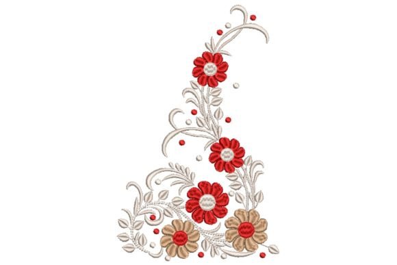 Decorative Floral Corner: A Holiday Embroidery Review