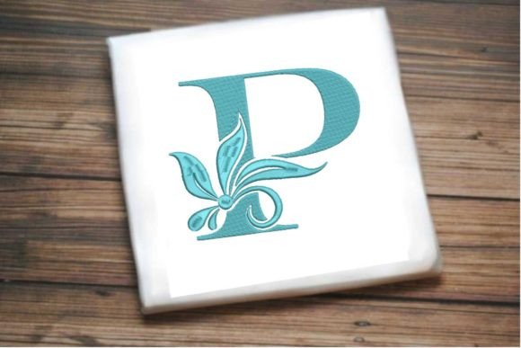 Elegant Floral Alphabet Letter P: A Craft Fair Designer’s Review