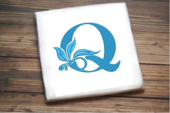 Elegant Floral Alphabet Letter Q Review for Craft Fair Sellers