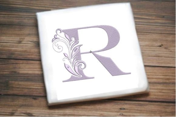 Elegant Floral Alphabet Letter R Review for Real Embroidery Projects