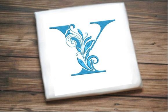 Elegant Floral Alphabet Letter Y: A Craft Fair Review