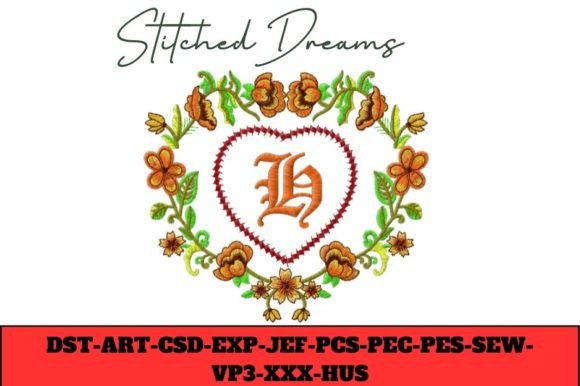 Floral Heart Letter H: A Seasonal Design Review