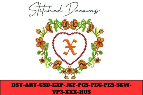 Floral Heart Letter X: A Seasonal Embroidery Review
