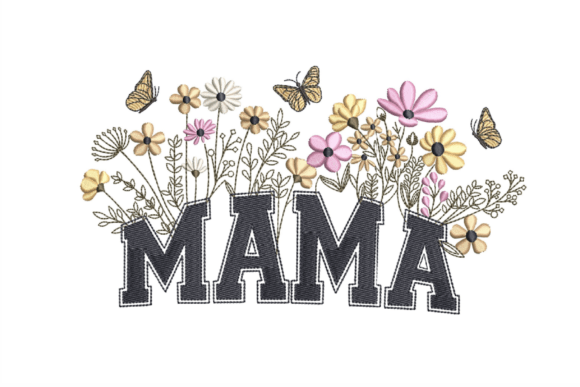 Mama Flower Embroidery Design Review