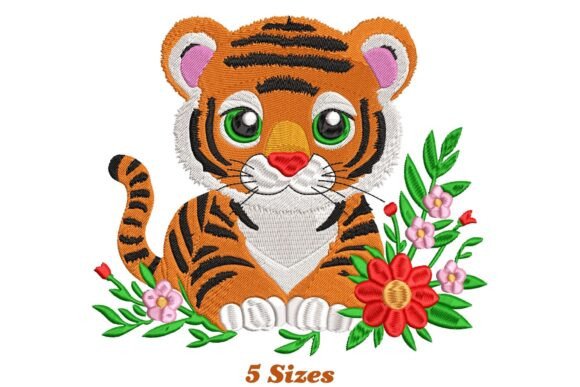 Tiger: A Whimsical Floral Embroidery Review